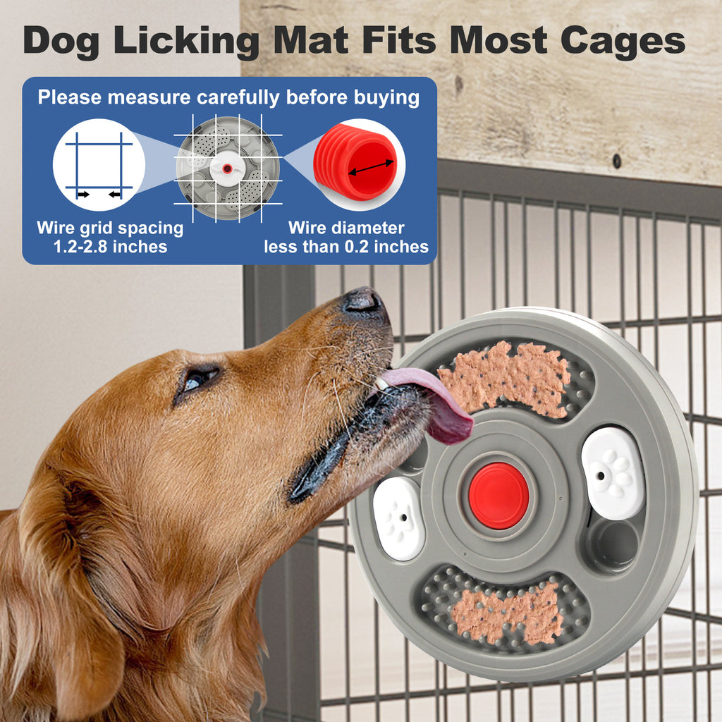 2-in-1 Slow Feeder Bowl &amp; Lick Mat for Dogs &amp; Cats1
