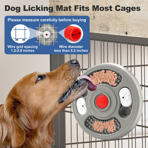 2-in-1 Slow Feeder Bowl &amp; Lick Mat for Dogs &amp; Cats1