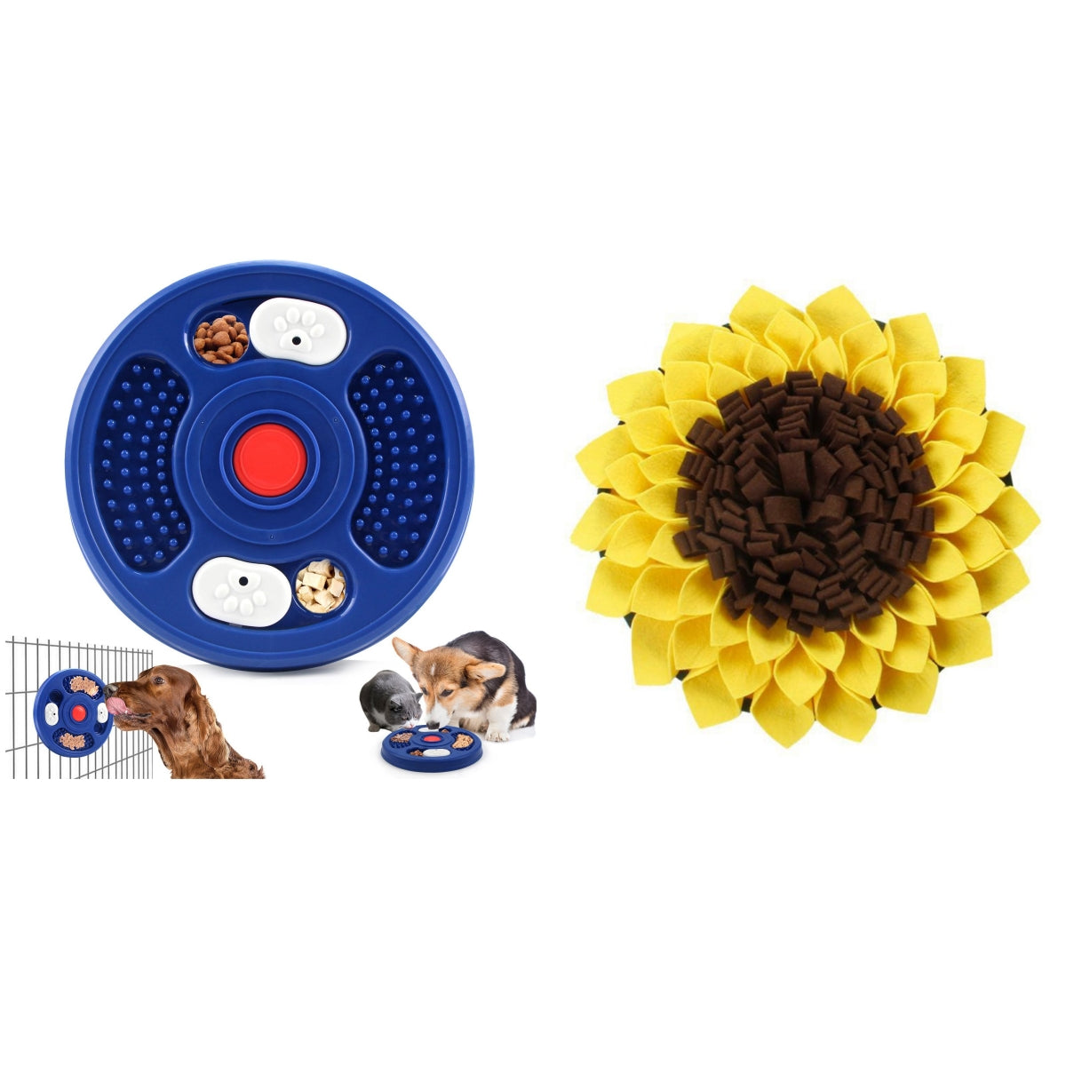 2-in-1 Slow Feeder Bowl &amp; Lick Mat for Dogs &amp; Cats5