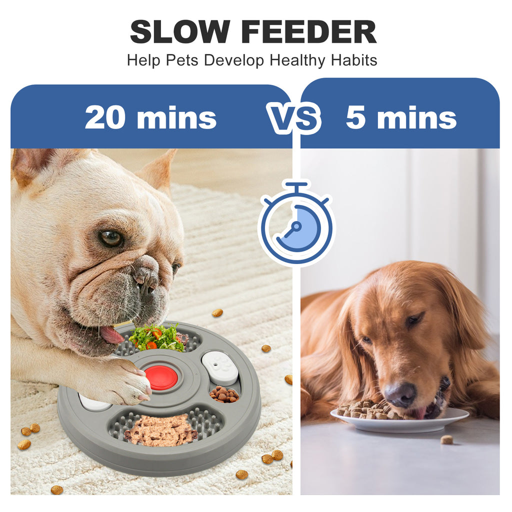 2-in-1 Slow Feeder Bowl &amp; Lick Mat for Dogs &amp; Cats8
