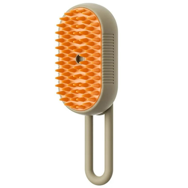 3-in-1 Steam Grooming Brush Gentle grooming, easier brushing and less loose fur — for cats and dogs.10