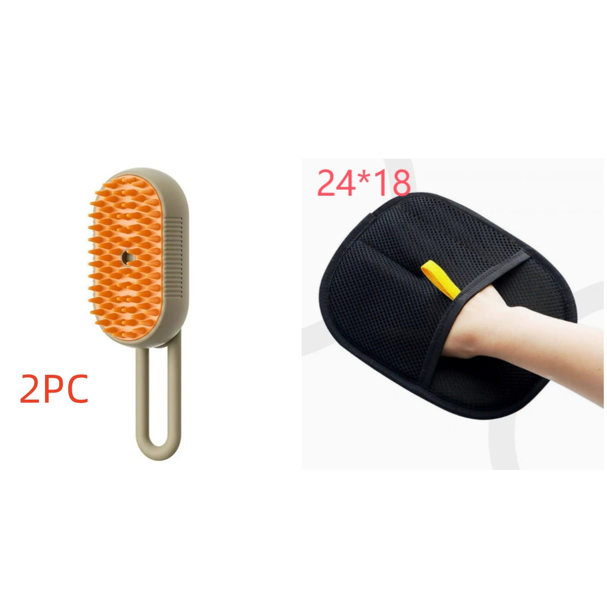 3-in-1 Steam Grooming Brush Gentle grooming, easier brushing and less loose fur — for cats and dogs.17