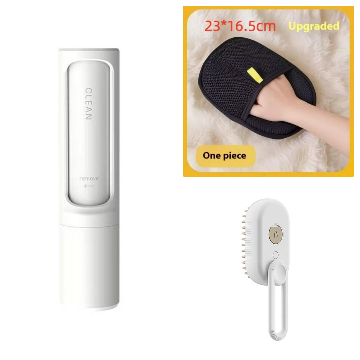 3-in-1 Steam Grooming Brush Gentle grooming, easier brushing and less loose fur — for cats and dogs.21