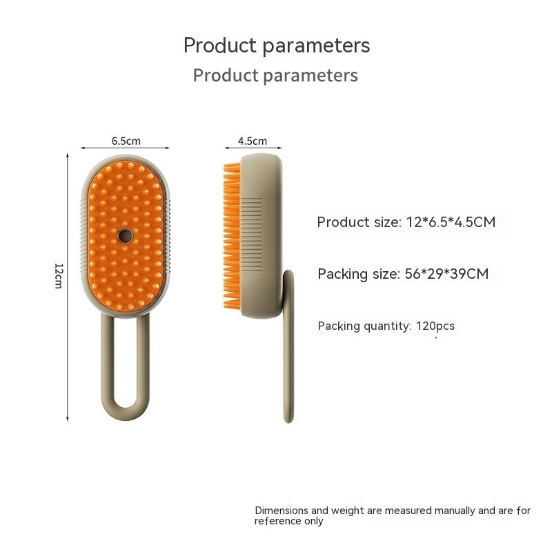 3-in-1 Steam Grooming Brush Gentle grooming, easier brushing and less loose fur — for cats and dogs.3