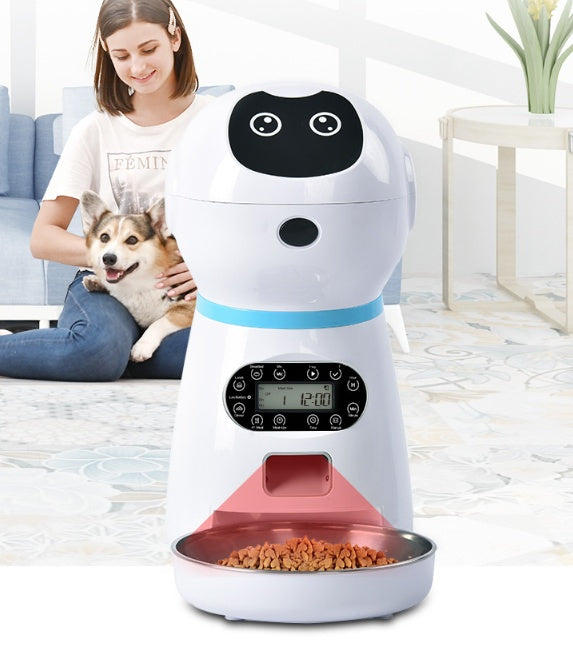 Automatic Pet Feeder with Removable Grain Storage Barrel2