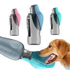 High Capacity 800ml Dogs Water Bottle Portable Leakproof Pet Foldable Drinking Bowl