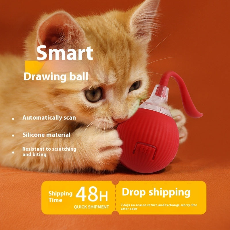 Interactive Cat Toy Ball – Super Drive Rolling Ball5