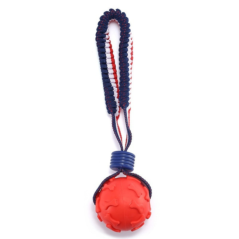 Interactive Dog Toy Ball Interactive Teether With Rope Dog Ball Pet Supplies Chewing Ball Training For Living Room Lake Beach Pets Products11