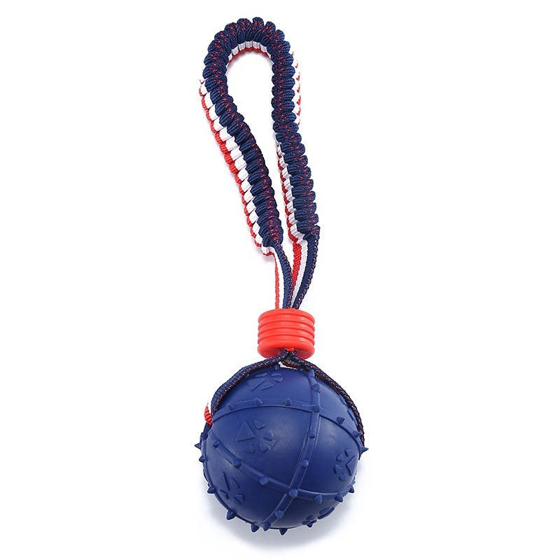 Interactive Dog Toy Ball Interactive Teether With Rope Dog Ball Pet Supplies Chewing Ball Training For Living Room Lake Beach Pets Products14