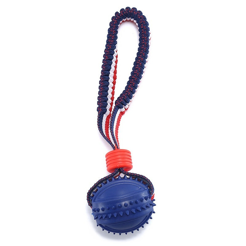 Interactive Dog Toy Ball Interactive Teether With Rope Dog Ball Pet Supplies Chewing Ball Training For Living Room Lake Beach Pets Products16
