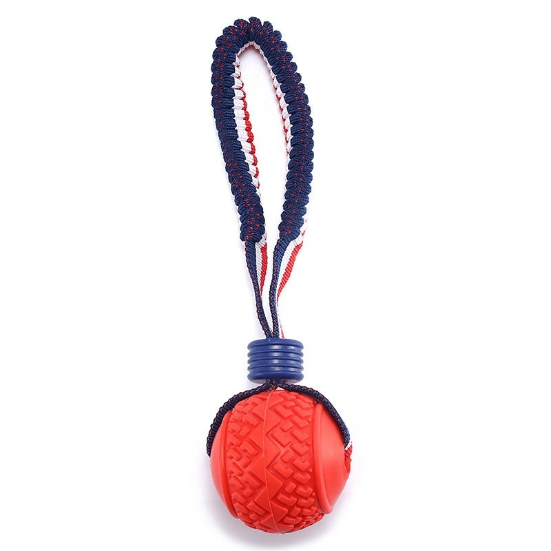 Interactive Dog Toy Ball Interactive Teether With Rope Dog Ball Pet Supplies Chewing Ball Training For Living Room Lake Beach Pets Products19