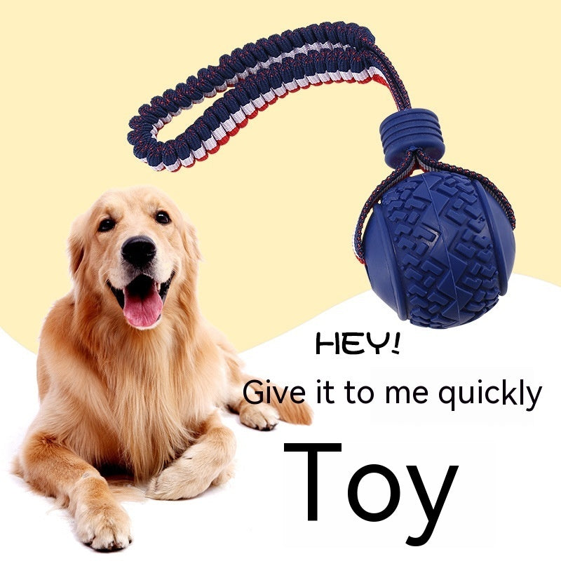 Interactive Dog Toy Ball Interactive Teether With Rope Dog Ball Pet Supplies Chewing Ball Training For Living Room Lake Beach Pets Products4