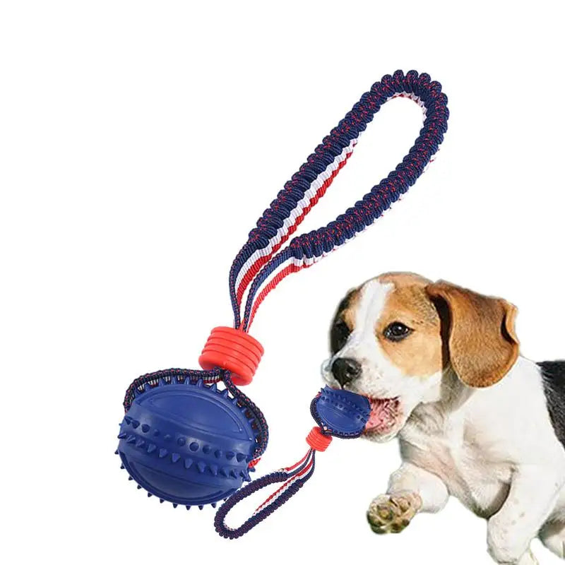 Interactive Dog Toy Ball Interactive Teether With Rope Dog Ball Pet Supplies Chewing Ball Training For Living Room Lake Beach Pets Products8