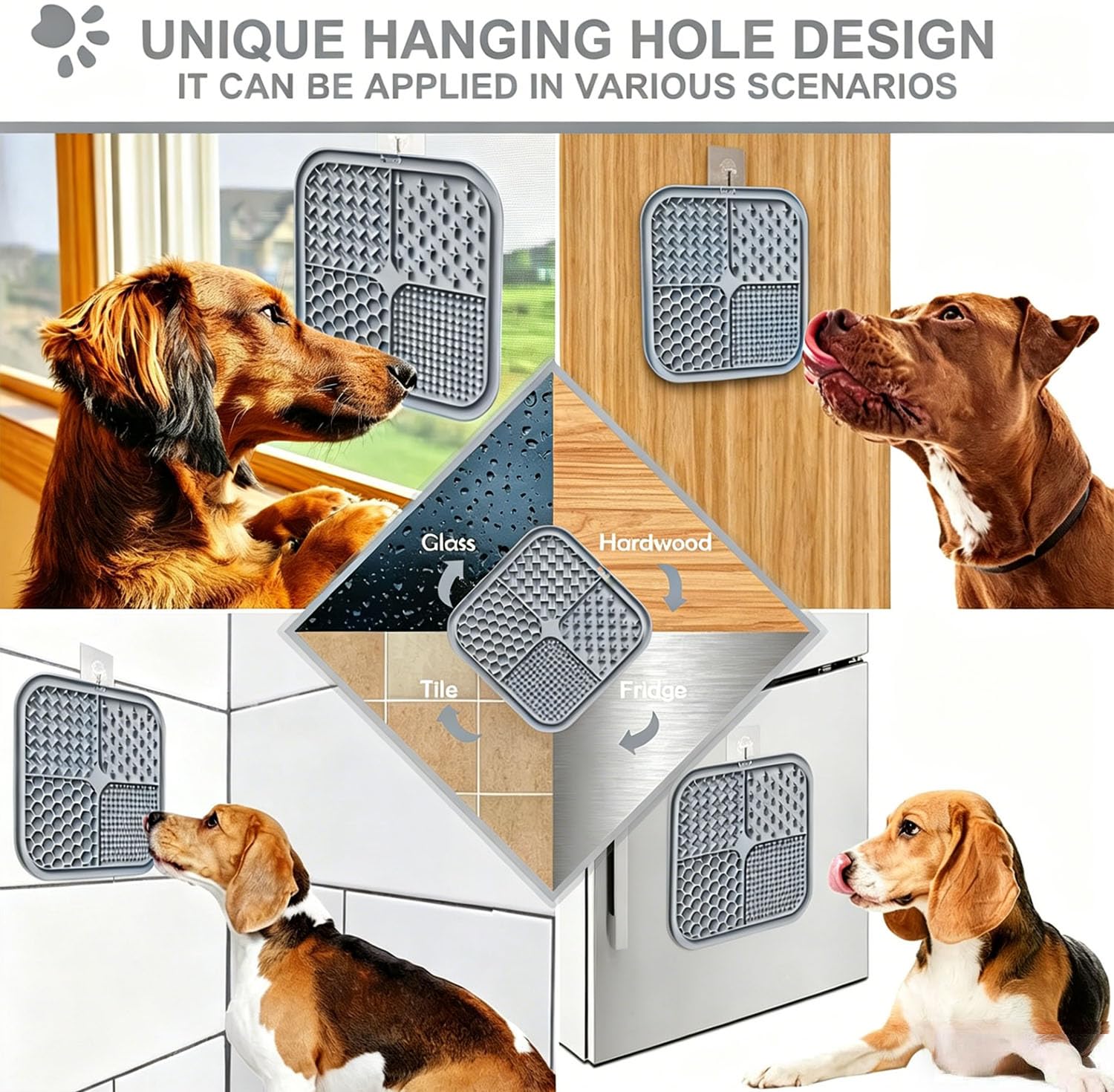 Licking Mat for Dogs & Cats with Suction Cups8