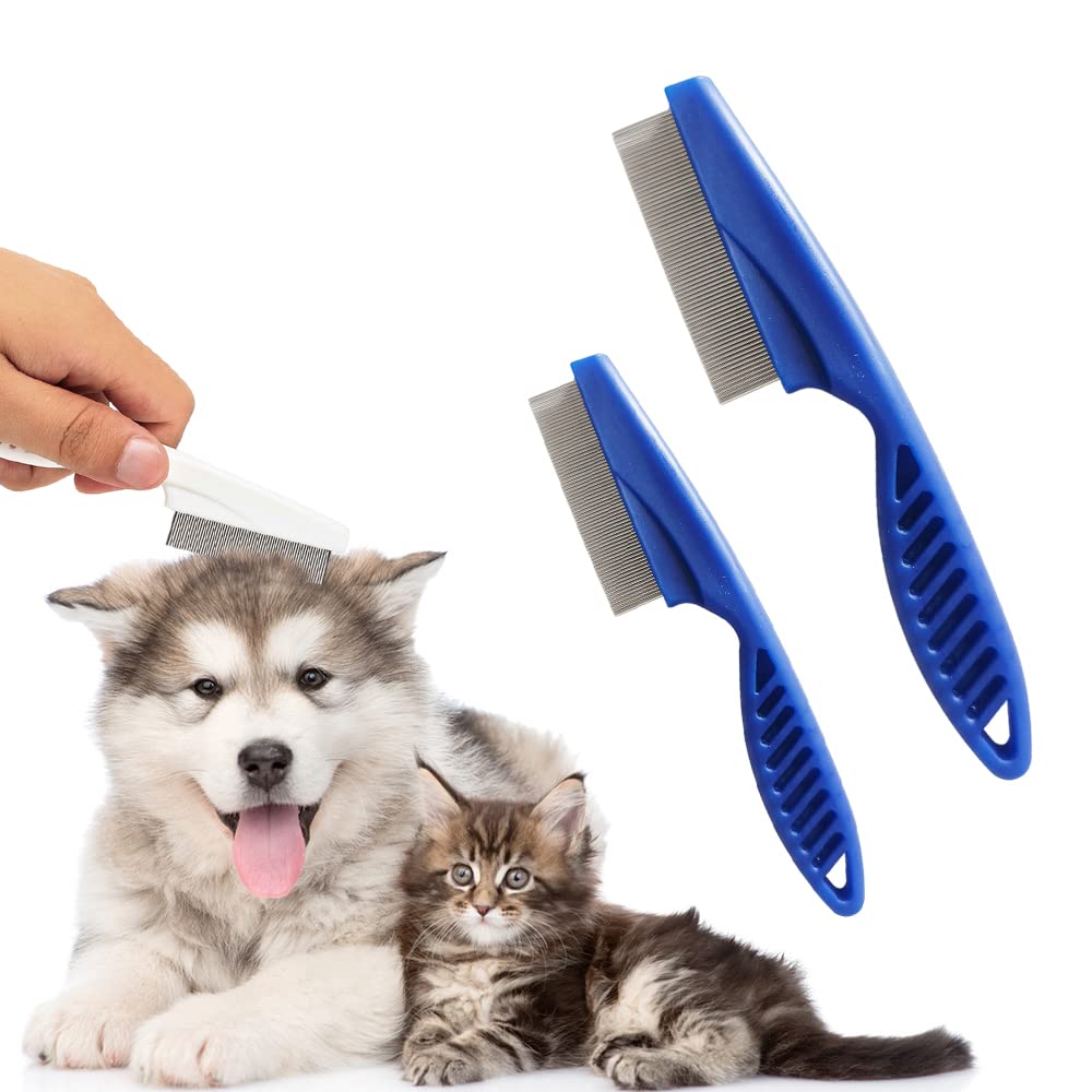 Multifunctional Pet Comb Tear Stain Removal Comb Magic Pets Grooming Comb Kit For Small Dogs Puppies  Pet Grooming Brush Fine-Tooth Stainless Grooming Massage Comb2