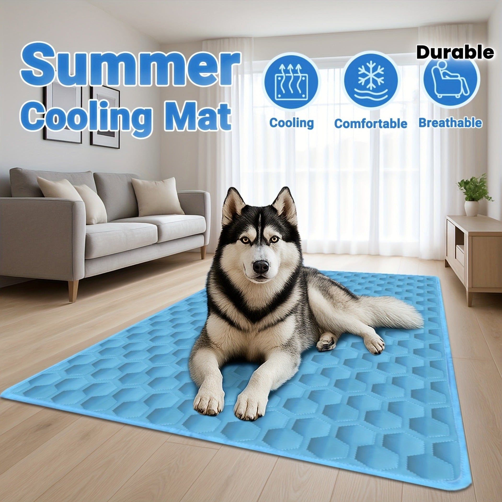 Pet Ice Mat Cooling Heat Relief Cat Cooling Mat1