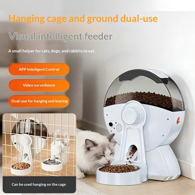 Pet Smart Feeder With HD Camera Automatic Feeding Device2