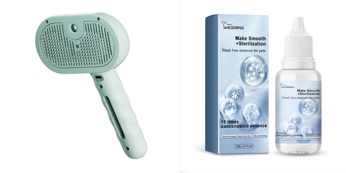 Pets Spray Hair Comb Pet Hair Remover Cleaning Brush Cats Grooming Dog Accessories Tools Dematting Water Mist Humidifier Comb Pet Supplies12