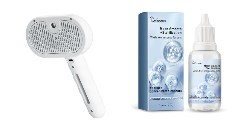 Pets Spray Hair Comb Pet Hair Remover Cleaning Brush Cats Grooming Dog Accessories Tools Dematting Water Mist Humidifier Comb Pet Supplies18