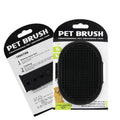 Soft rubber dog bath brush for cleaning and grooming
